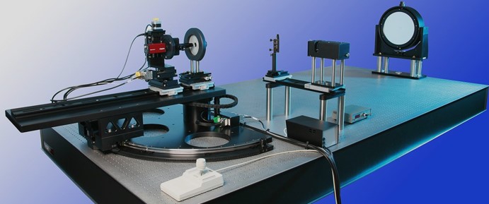 Optical Bench for lens focal length